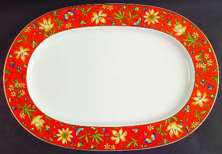 Selina 16" Oval Serving Platter