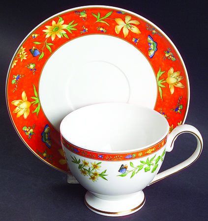Selina Footed Cup & Saucer Set