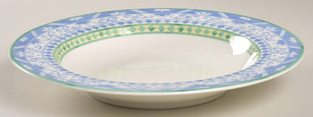Perugia Azur Large Rim Soup Bowl