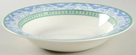 Perugia Azur Rim Cereal Bowl