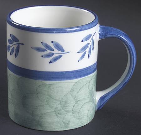 Blue Leaves Mug