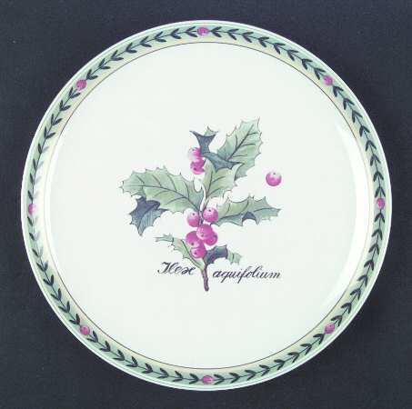 French Garden Christmas Cookie Plate
