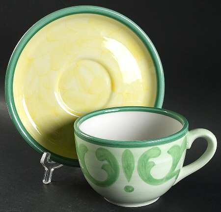 Rose Garden  Breakfast Cup & Saucer Set