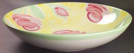 Rose Garden  Round Shallow Bowl