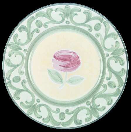 Rose Garden  17" Chop Plate (Round Platter)