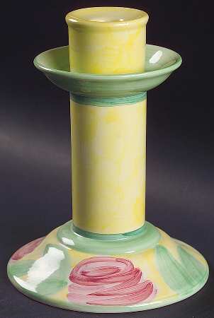 Rose Garden  7" Candlestick