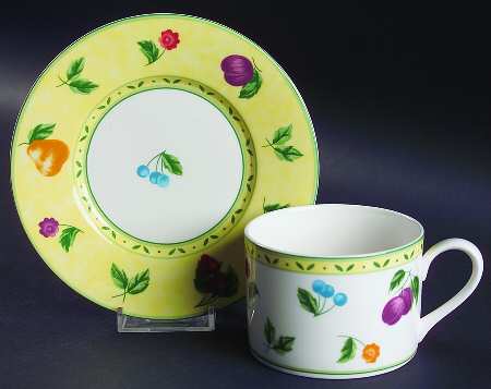 Savannah Flat Cup & Saucer Set by Victoria & Beale