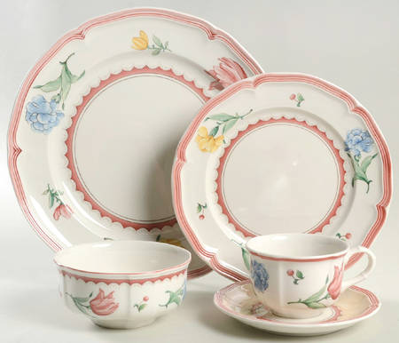 Jardin d'Alsace Fleur 5 Piece Place Setting