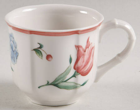 Jardin d'Alsace Fleur Flat Demitasse Cup