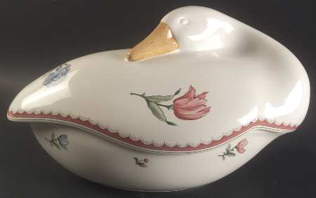 Jardin d'Alsace Fleur Figural Tureen & Lid