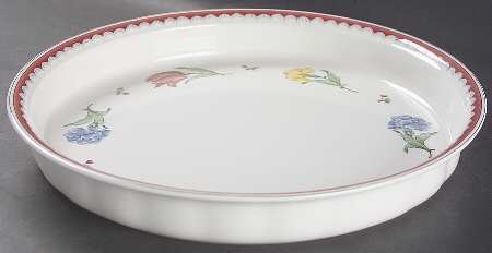 Jardin d'Alsace Fleur 12" Quiche by Villeroy & Boch