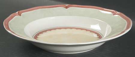 Jardin d'Alsace Auberge Large Rim Soup Bowl
