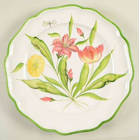 Fiori Belli 13" Chop Plate (Round Platter)