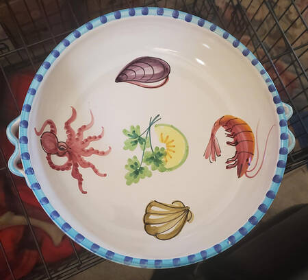 Seafood Buffet Handled Vegetable Bowl