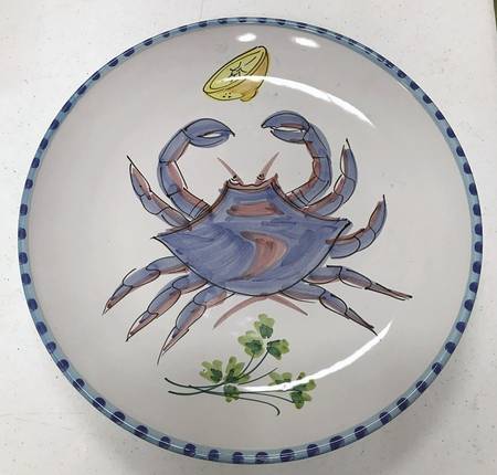 Seafood Buffet 14" Shallow Round Bowl