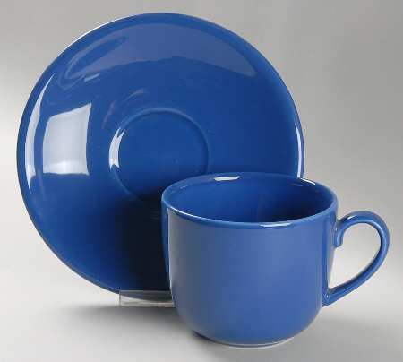 Prisma Dragon Blue Breakfast Cup & Saucer Set
