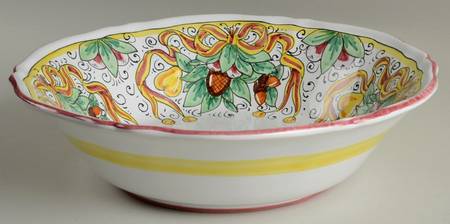 VIE19 12" Round Serving Bowl