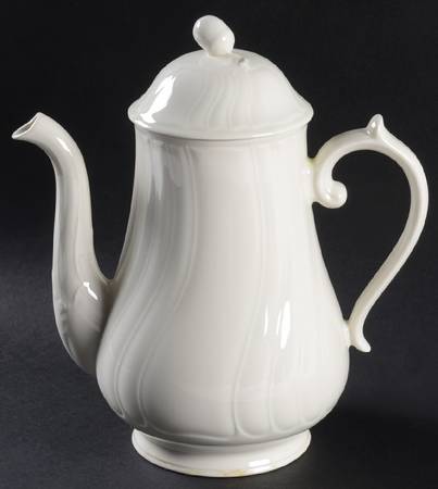 Diamant Cream Coffee Pot & Lid