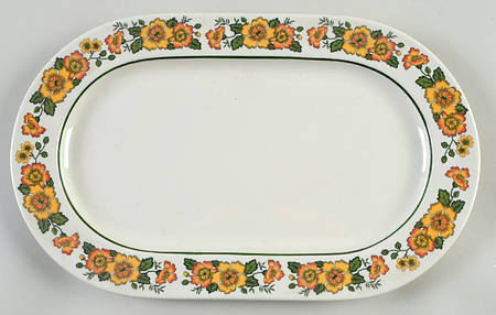 COTTAGE 13" Oval Serving Platter