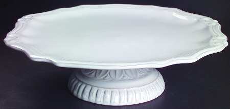 Antico Bianco 13" Diameter Pedestal Cake Stand