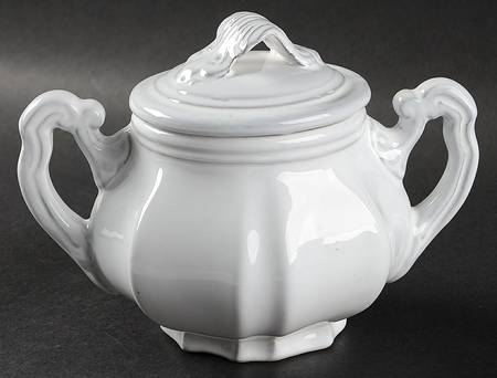 Antico Bianco Sugar Bowl & Lid