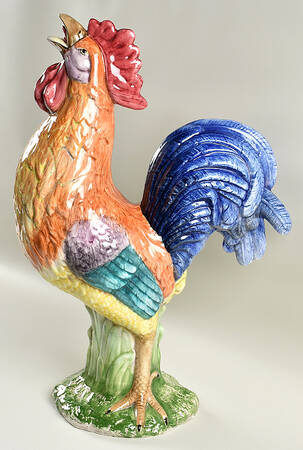 Galletto Large Rooster Figurine