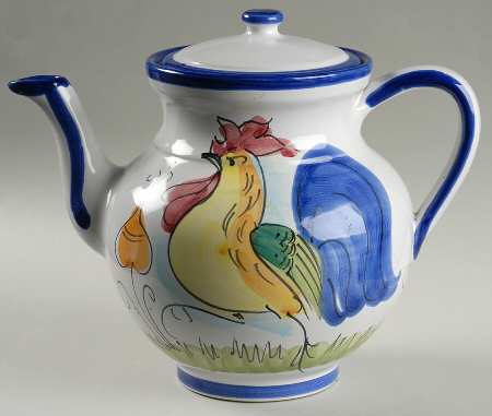 Galletto Teapot & Lid
