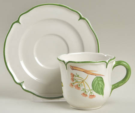 Millefoglie Flat Cup & Saucer Set