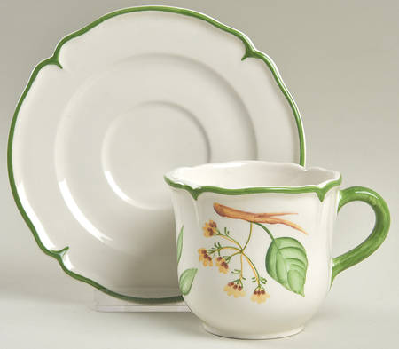 Millefoglie Flat Cup & Saucer Set