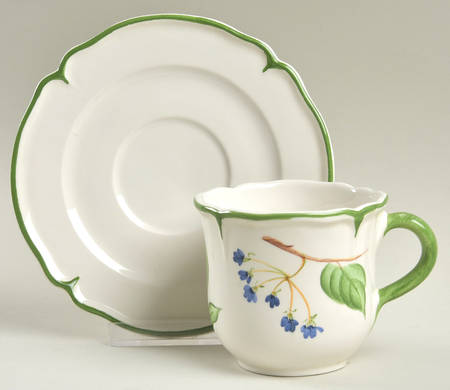 Millefoglie Flat Cup & Saucer Set