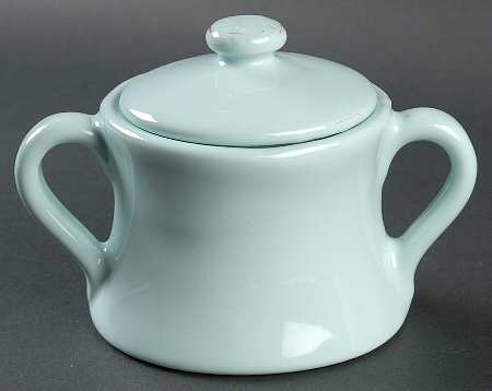 Sorbetto (Aqua) Sugar Bowl & Lid