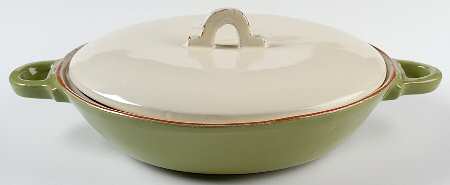 Sorbetto (Pistachio) Round Covered Vegetable