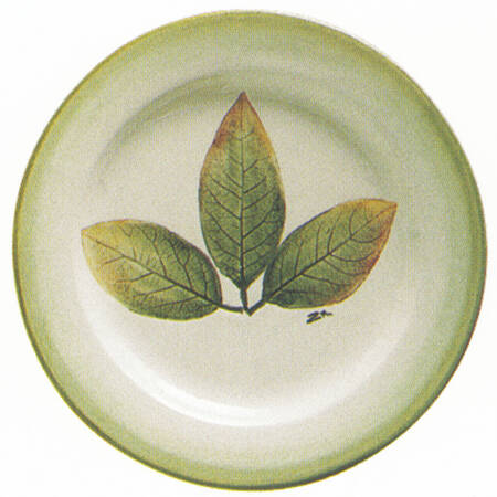 Leaf Dessert/Pie Plate