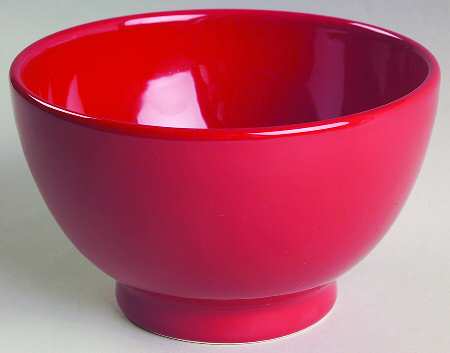 Prisma Red 5" Footed Bowl