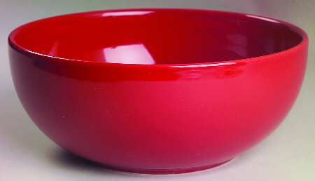 Prisma Red 10" Large Salad Serving Bowl