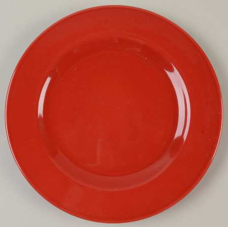 Prisma Red Salad/Dessert Plate