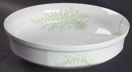 Summer Fern 9" Round Vegetable Bowl