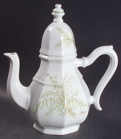 Summer Fern Coffee Pot & Lid