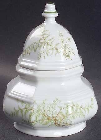 Summer Fern Sugar Bowl & Lid