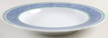 Costa Blue Large Rim Soup Bowl