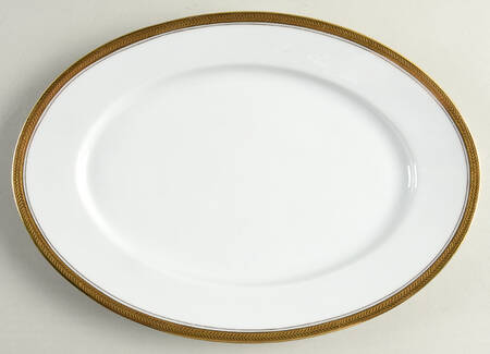 VIT167 12" Oval Serving Platter by Victoria (Czech)