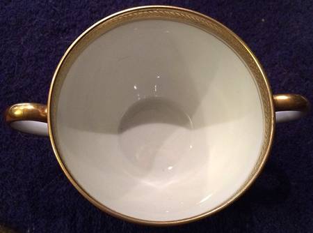 VIT167 Flat Bouillon Cup & Saucer