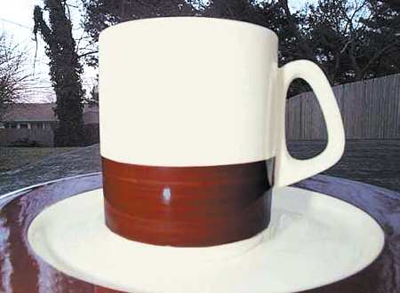 Zurich Maroon Flat Cup