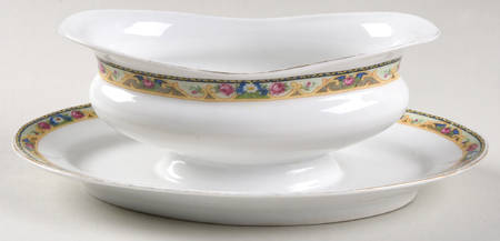 VIT169 Gravy Boat with Attached Underplate