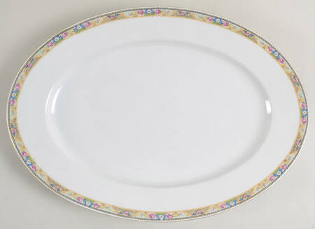VIT169 15" Oval Serving Platter by Victoria (Czech)