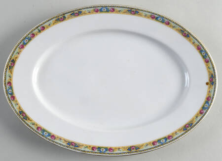 VIT169 12" Oval Serving Platter by Victoria (Czech)
