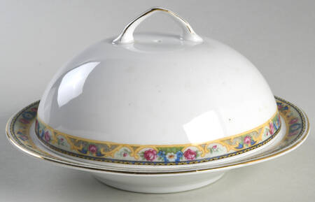 VIT169 Round Covered Butter by Victoria (Czech)