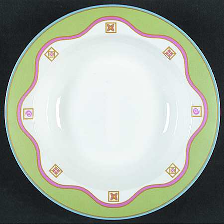 Kaleidoscope Rim Soup Bowl