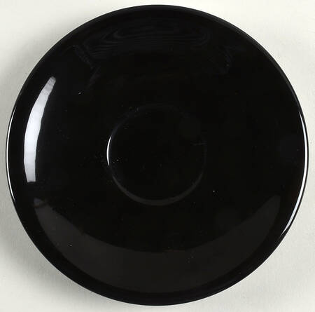 Prisma Black Saucer for Breakfast Cup