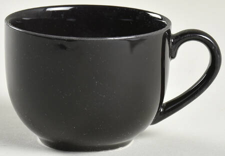 Prisma Black Flat Demitasse Cup
